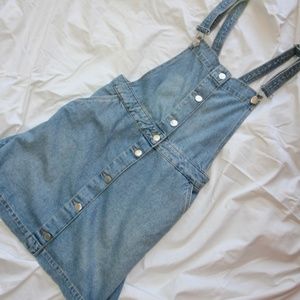 Denim Overall Dress